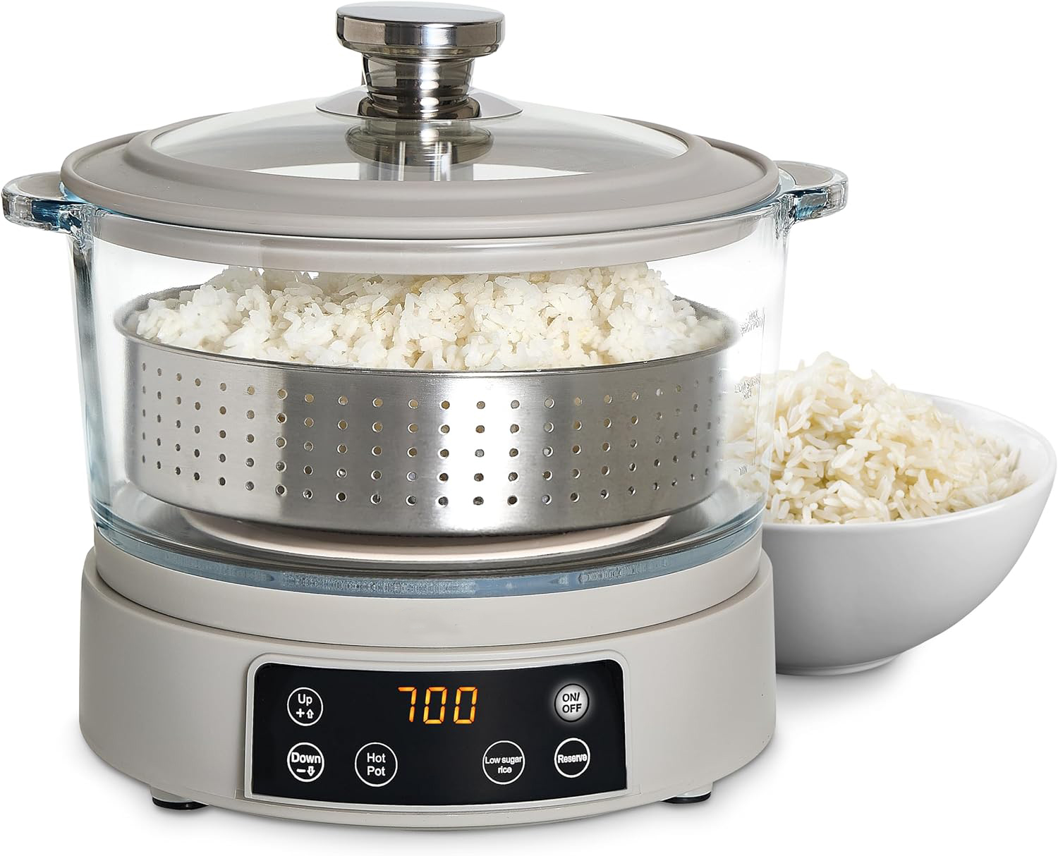 インテリジェント家庭用電気炊飯器 3L リフティングシュガー除去炊飯器 低蒸し器付き 低糖質糖質炊飯器
