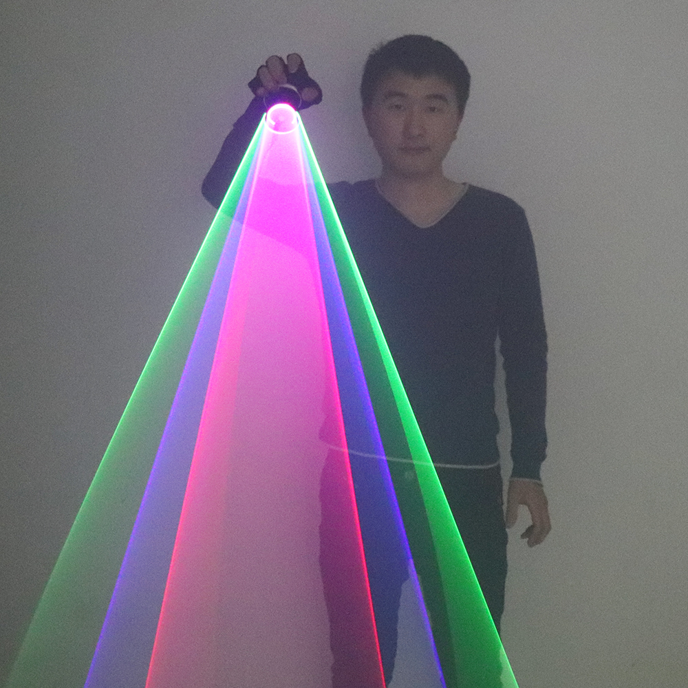 RGB レーザー手袋ハンドヘルド旋風レーザー大砲自動回転マルチカラーレーザー渦手袋ナイトクラブパフォーマンス小道具