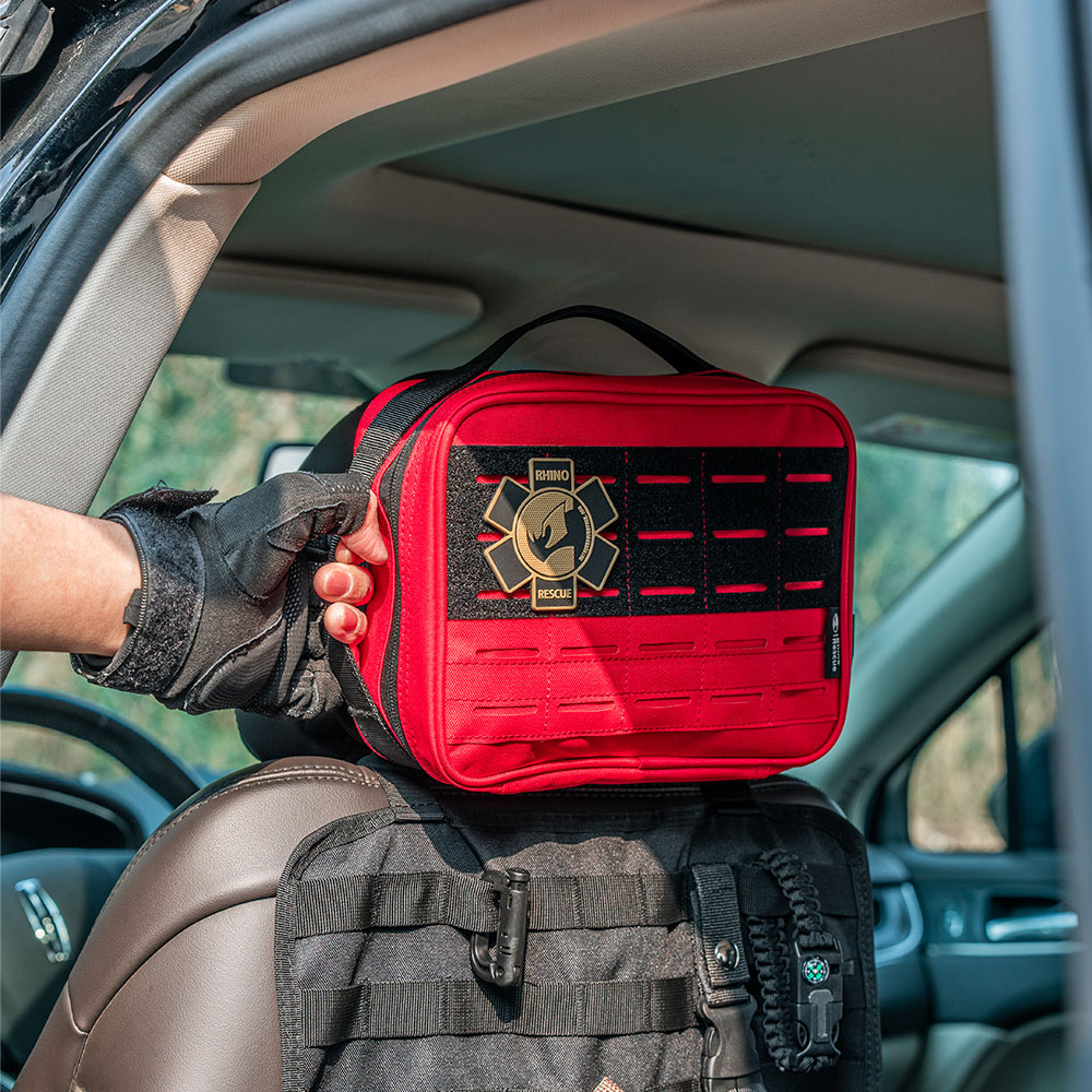 RHINO RESCUE 大型車用救急キット IFAK POUCH Molle 医療ポーチ 旅行 ハイキング キャンプ用 (空のバッグ)