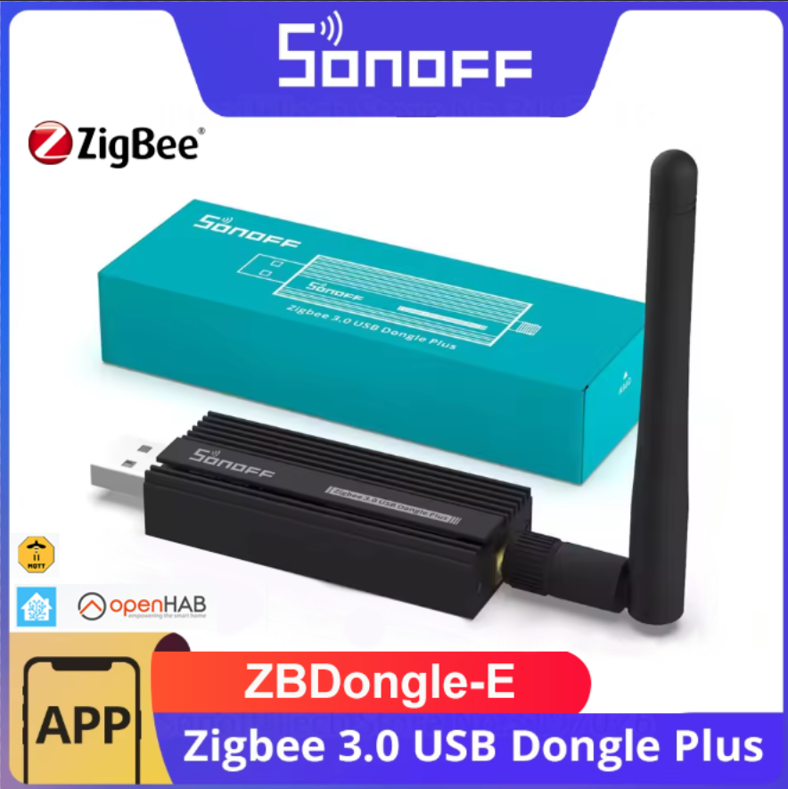 SONOFF Zigbee 3.0 ZB Dongle-E USB アダプターは、ZHA または Zigbee2MQTT 経由でユニバーサル Zigbee ゲートウェイをサポートします。 Sonoff Zigbeeに最適