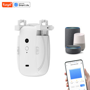 TuyaのWiFi Bluetooth対応スマートカーテンロボットは、AlexaとGoogle Homeの音声制御に対応しており、屋内、屋外、オフィスでの使用に適しています。