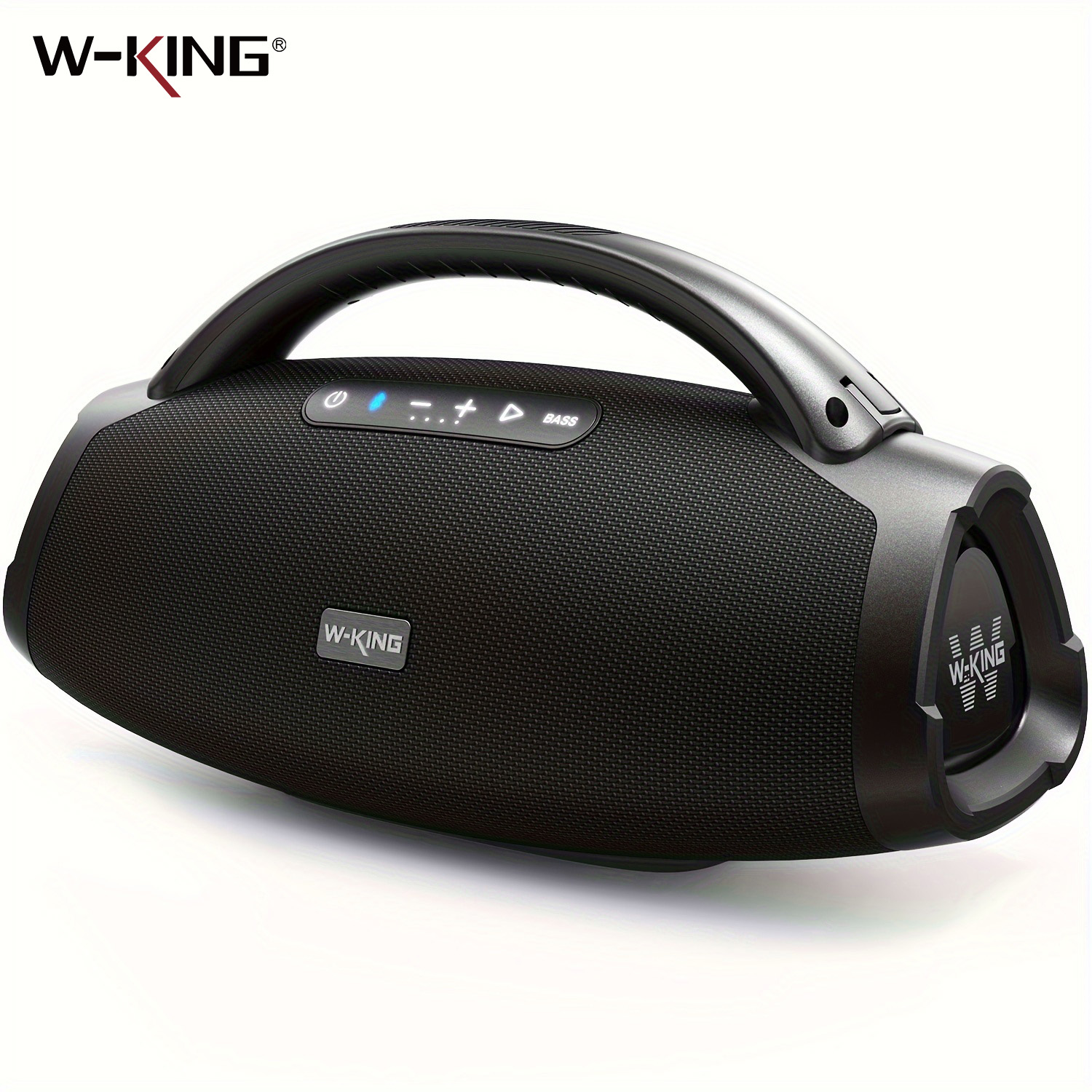 W-KING X20 200W RMS ポータブル Bluetooth スピーカー、重低音パーティーラジカセ IPX7 防水スピーカー大型、大音量屋外スピーカー