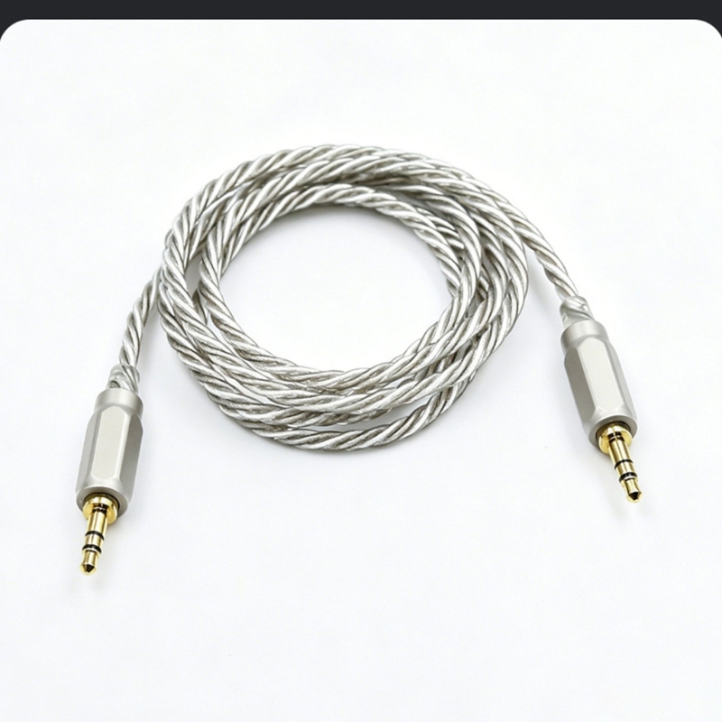 シルバートーン タイプ C - 3.5mm オス ケーブル (スピーカー用) 日常使用 F19E