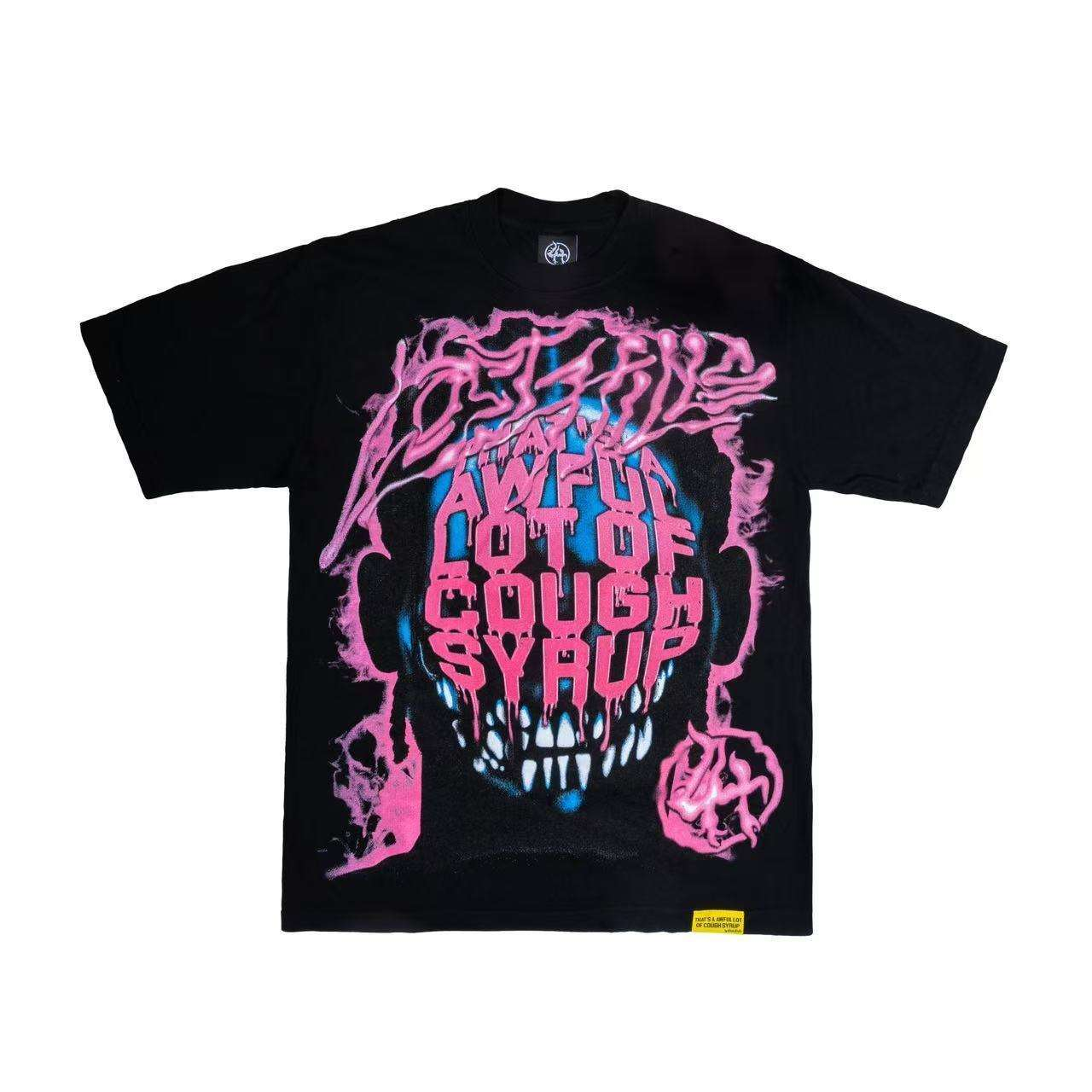 Lianfeng ロストヒルズ XRAY ニットストリート Tシャツ綿 100% 半袖レギュラーフィットメンズヒップホップカスタム