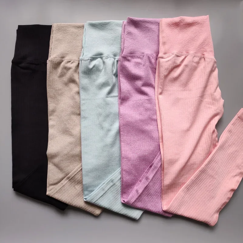 Nepoagym RIBBON Women Seamless Legging Women Fitness Sport Yoga Leggings Woman Pants Athletic Leggings