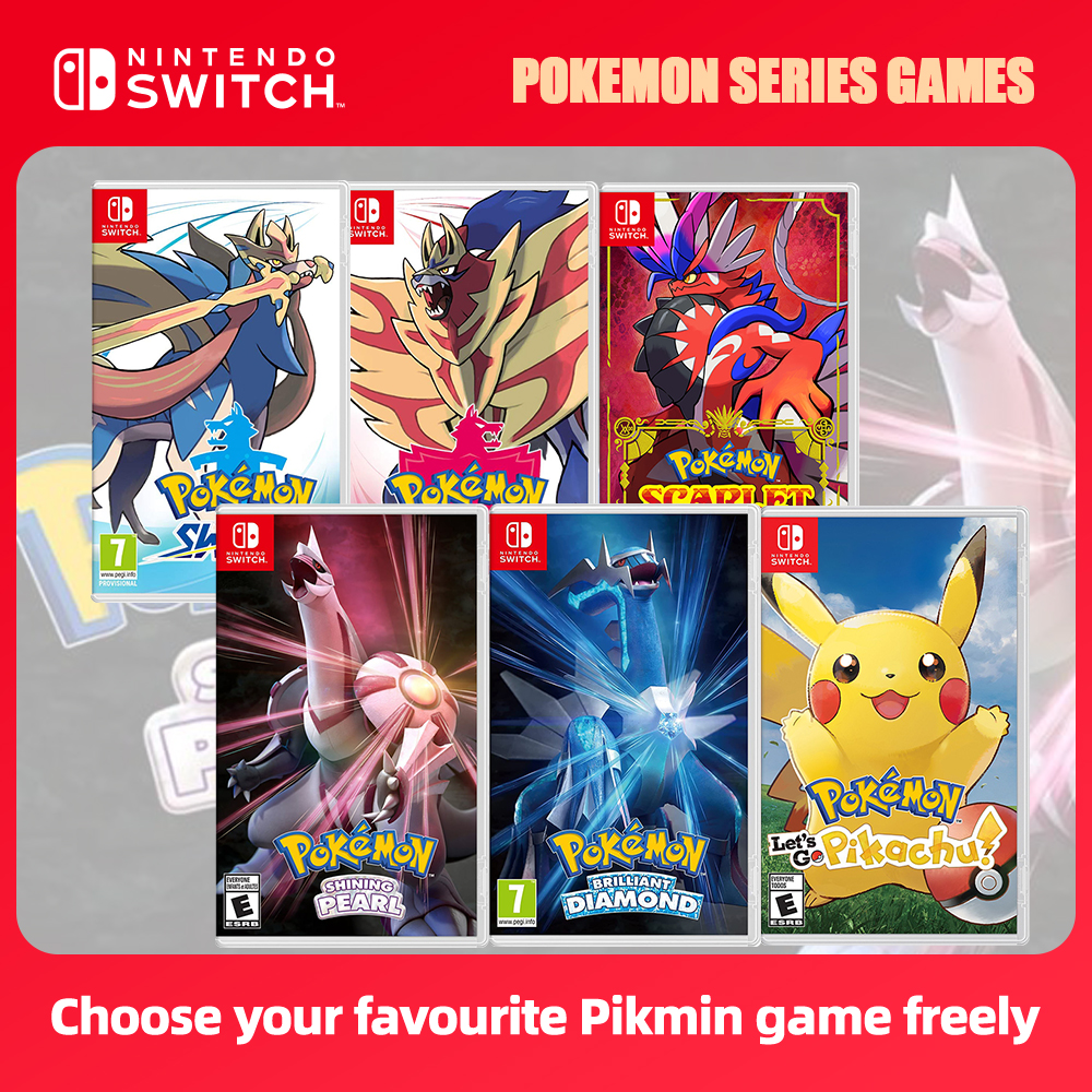 ポケモンシリーズ Nintendo Switch ゲームカード ポケモン パール ダイヤモンド ソード シールド ポケモン アルセウス スカーレット バイオレット 物理ゲームカード