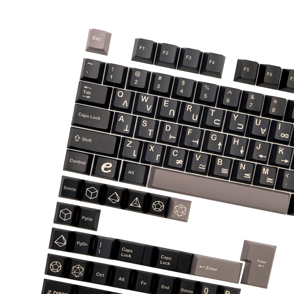GMK オイラーキーキャップクローン 142 キーブラックチェリープロファイル染料昇華 ISO 入力 Gateron Outemu TTC スイッチメカニカルキーボード
