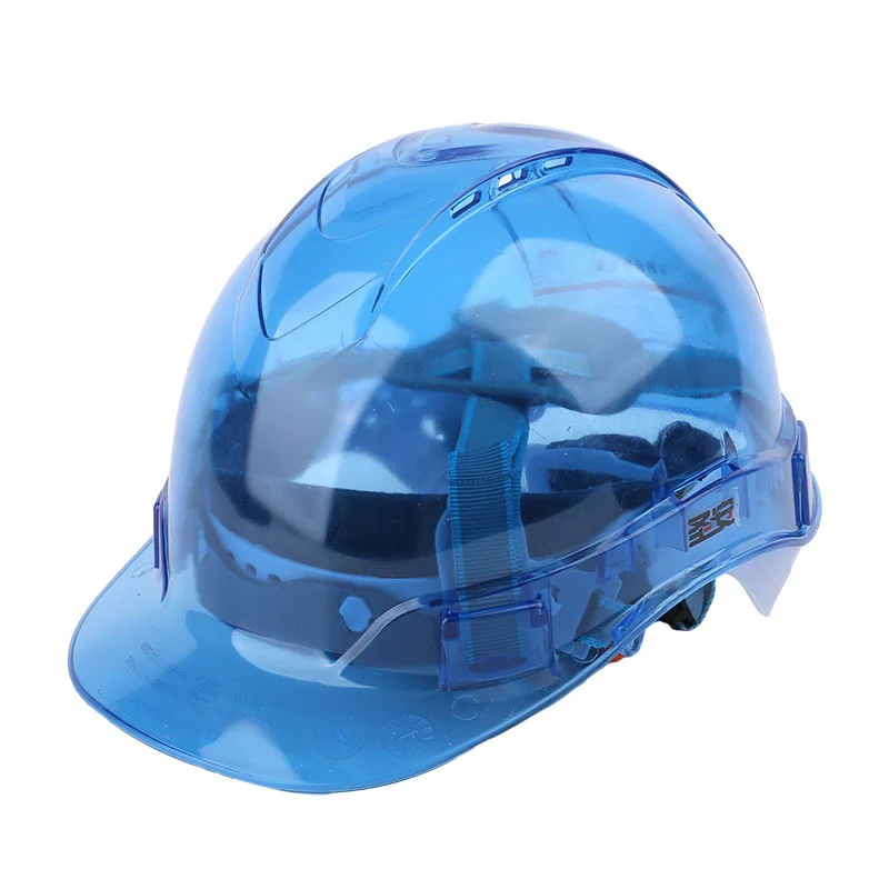 透明安全ヘルメット建設登山鳶労働者保護ヘルメットハード帽子屋外職場安全キャップ新しい