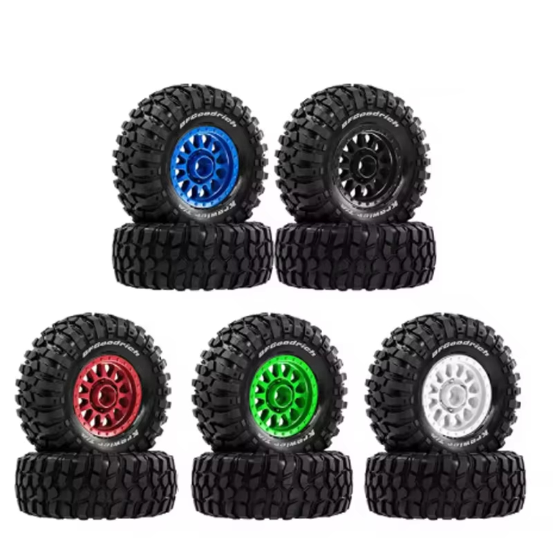 4 個 1/10 1/12 RC ショートコーストラックホイールタイヤ 12 ミリメートル六角 HSP Feiyue FY08 WLtoys GTFANS M60 RC オフロード車アップグレードタイヤ
