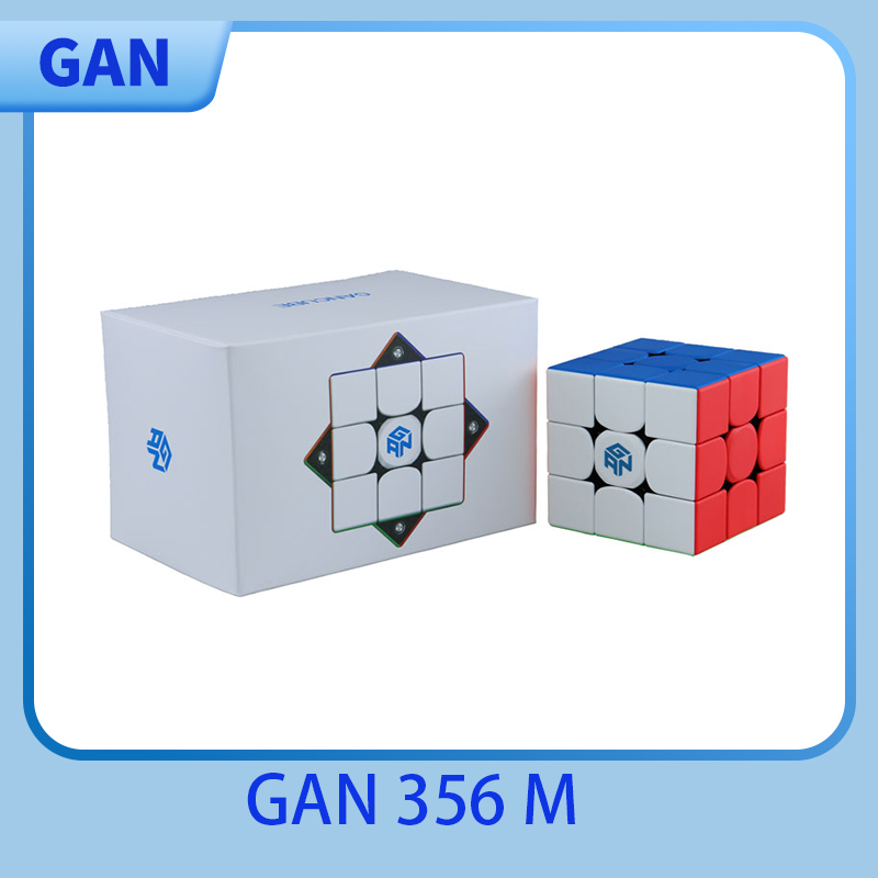 GAN 356 M 磁気マジックスピードキューブステッカーレス Gan 356M プロフェッショナルフィジェットおもちゃ GAN 356 M Lite Cubo Magico パズル