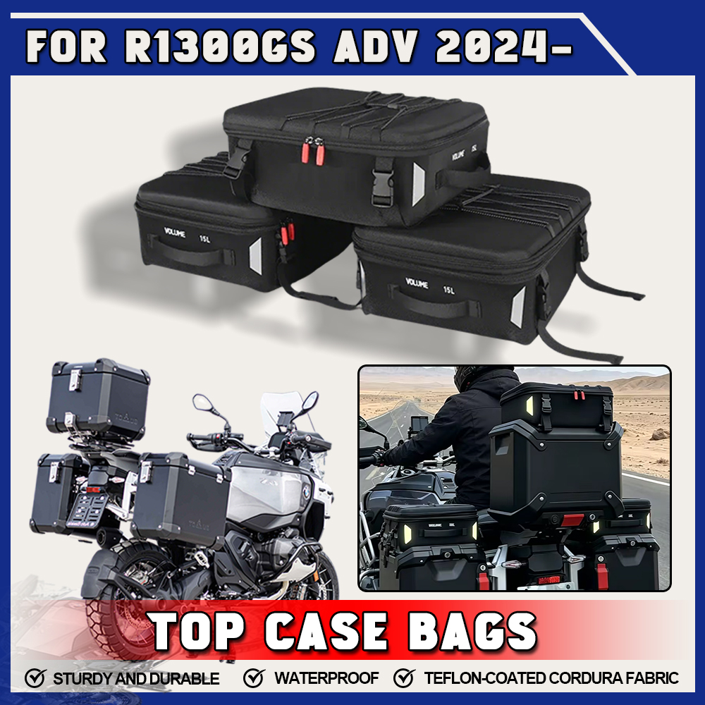 R1300GS ADV オートバイ新トップバッグ防水 BMW R 1300 GS アドベンチャートップボックスパニアサイドバッグケース荷物バッグ GS1300 ADV