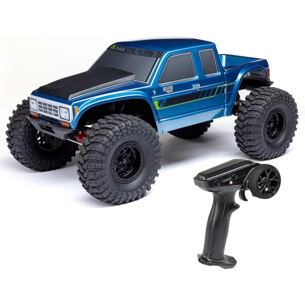 1/10 スケール RC ロック クローラー トラック 4WD RTR ブラシ付き電気オフロード車 ブルー