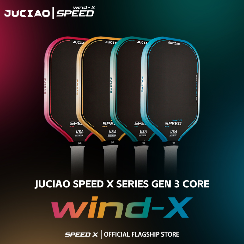 JUCiAO Gen3 熱成形 T700 パワー用生炭素繊維ピックルボール パドル