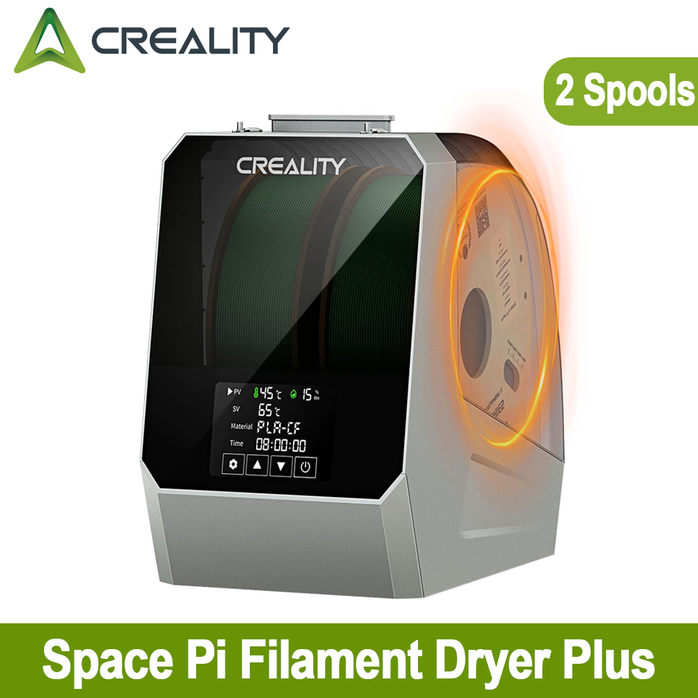 Creality Space Pi フィラメント乾燥機プラス乾燥ボックス アップグレードされた 2 ロール乾燥脱水機 2KG フィラメント用 360° 熱風加熱