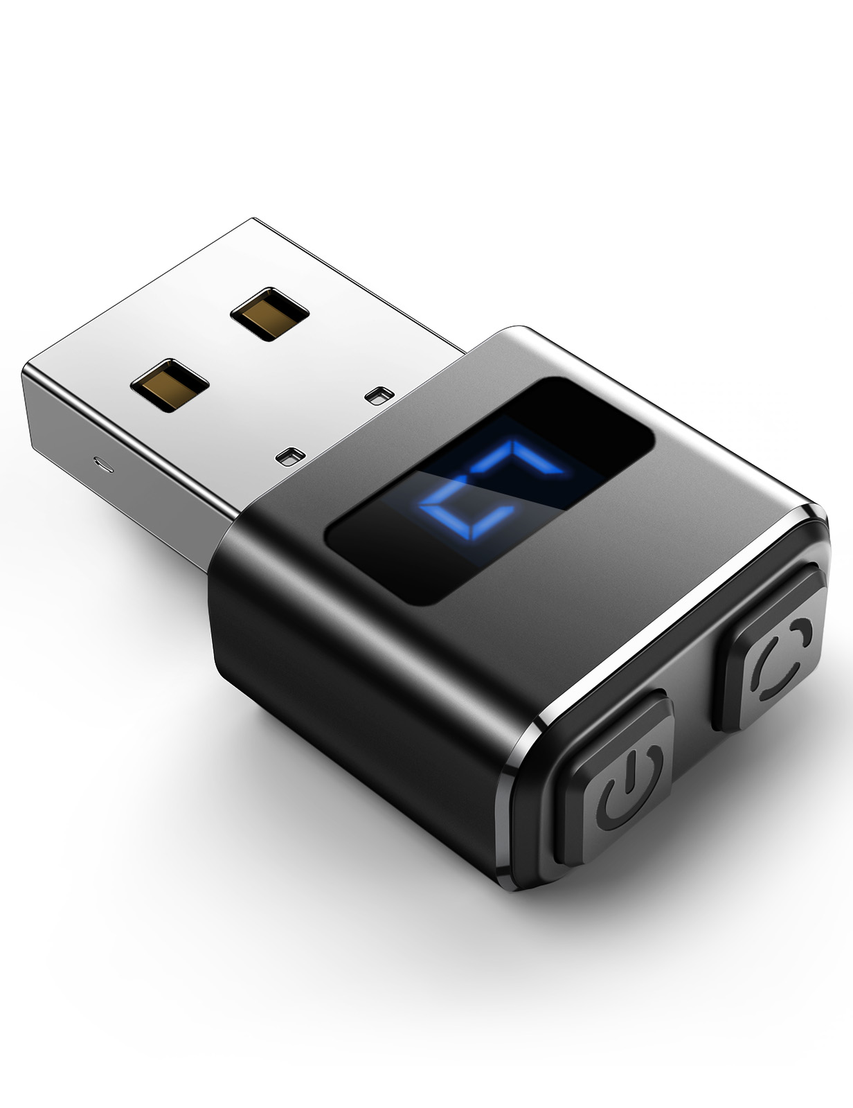 Vaydeer USB マウス ジグラー小型検出不能マウス ムーバー、個別モードとオン/オフ ボタン、デジタル ディスプレイ、保護カバー付き