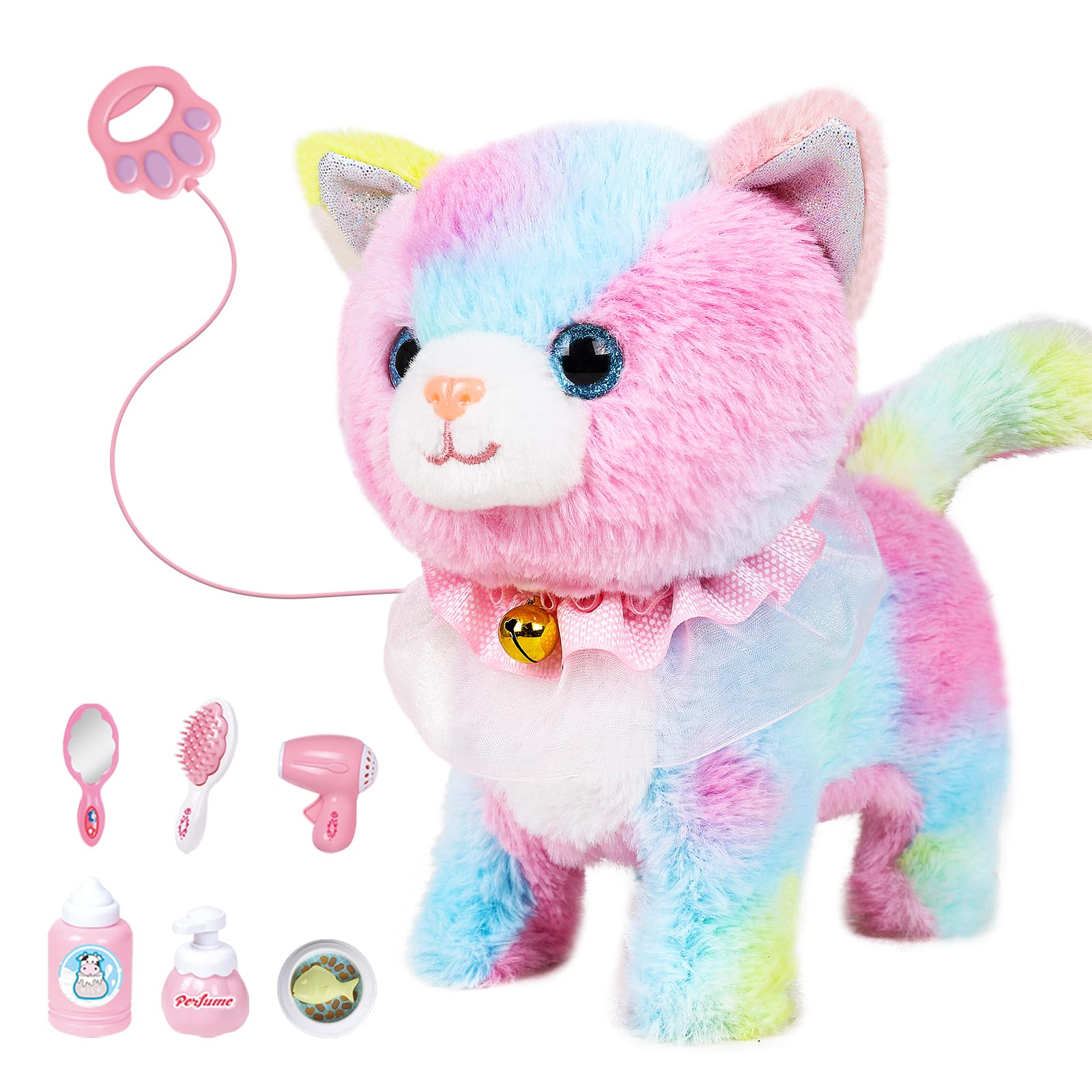 子供向けインタラクティブウォーキングおもちゃ猫タッチ