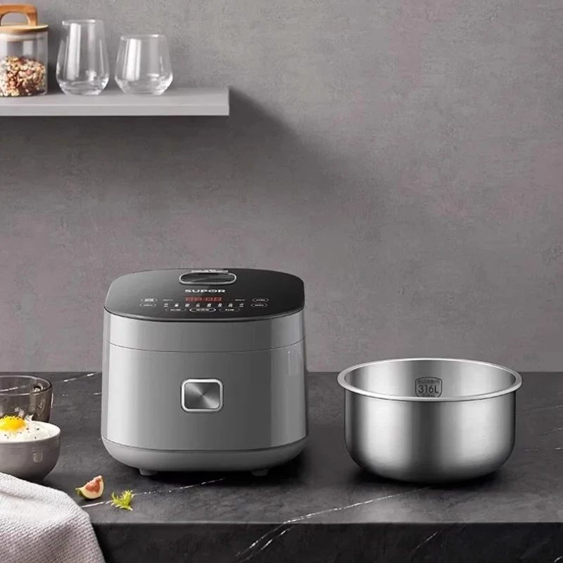 DK145: 4L ステンレス炊飯器、ZeroCoating 多機能クッカー、スチーム、ボイル、シチューポット、スマートキッチン家電
