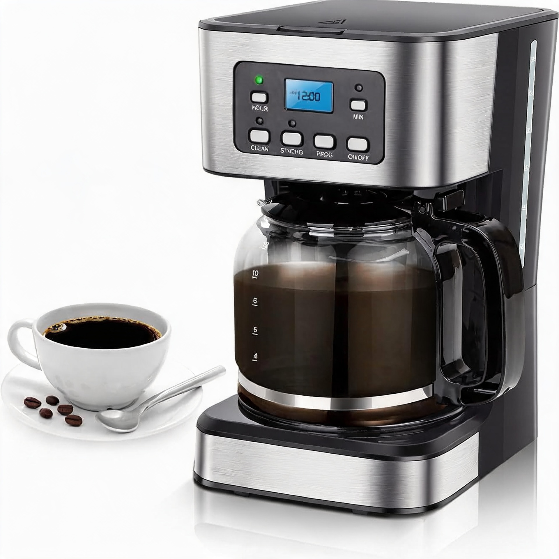 12カッププログラム可能なコーヒーメーカー、レギュラー