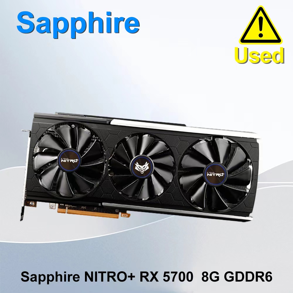 Sapphire NITRO+ RX 5700 8G GDDR6 14000MHz GDDR6 8GB 2×HDMI 2×DisplayPort グラフィックカード
