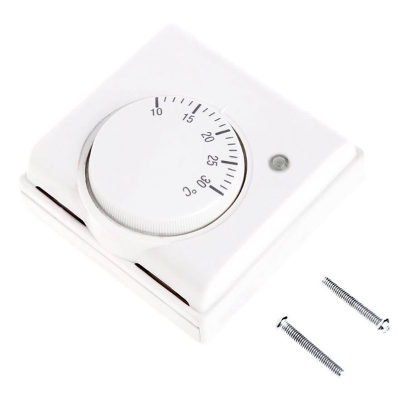 【RECOMMEND】Mechanical Thermostat 220V AC Room Floor Temperature Controller Central Heating System Component