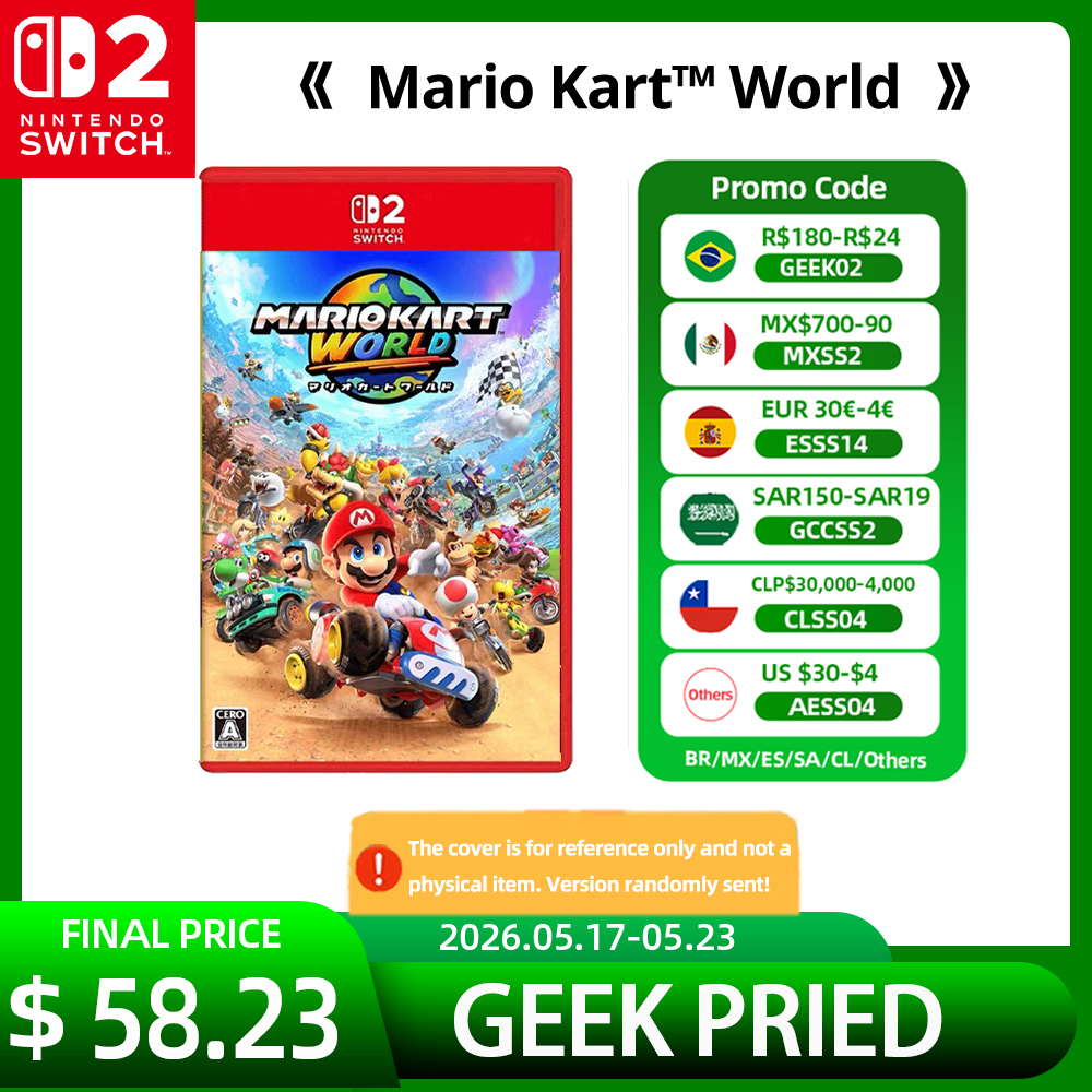 Nintendo Switch 2 マリオカート ワールド ジュエゴス ゲーム セール 100% 公式物理ゲーム カード レーシング パーティー ジャンル ゲーム スイッチ 2 専用