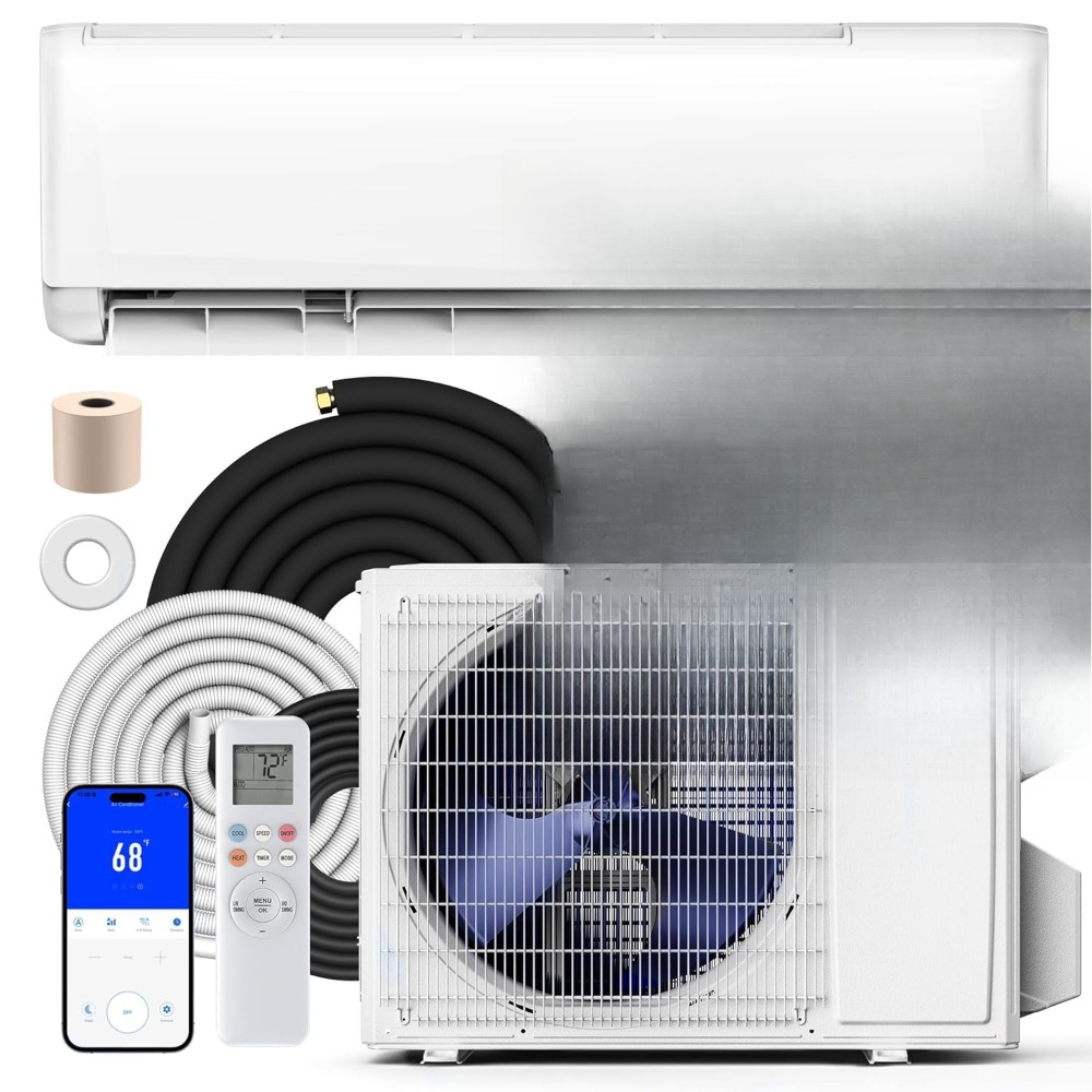 12000 BTU ミニ スプリット エアコン 115V、22 SEER2 AC