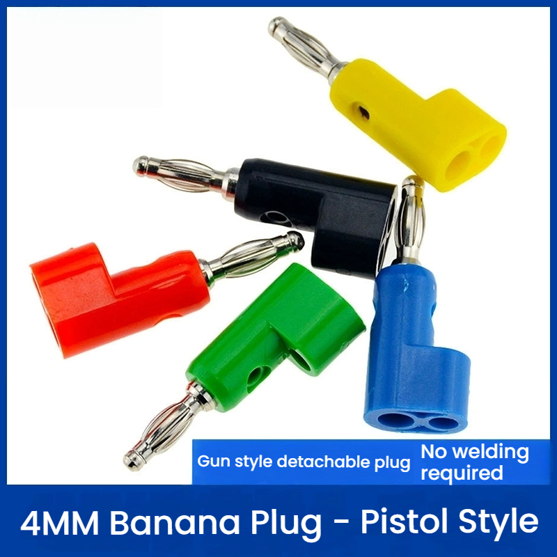 多色積み重ね可能な 4MM バナナ プラグ端子結合ポスト電気 DIY 部品