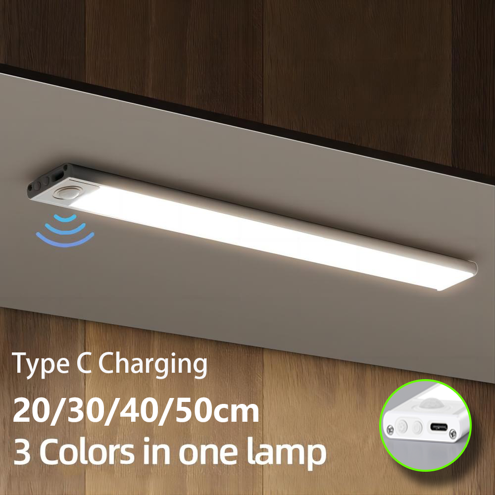 アンダーキャビネットライトモーションセンサーライト超薄型 LED キッチンキャビネット寝室のワードローブ屋内照明タイプ c ナイトライト