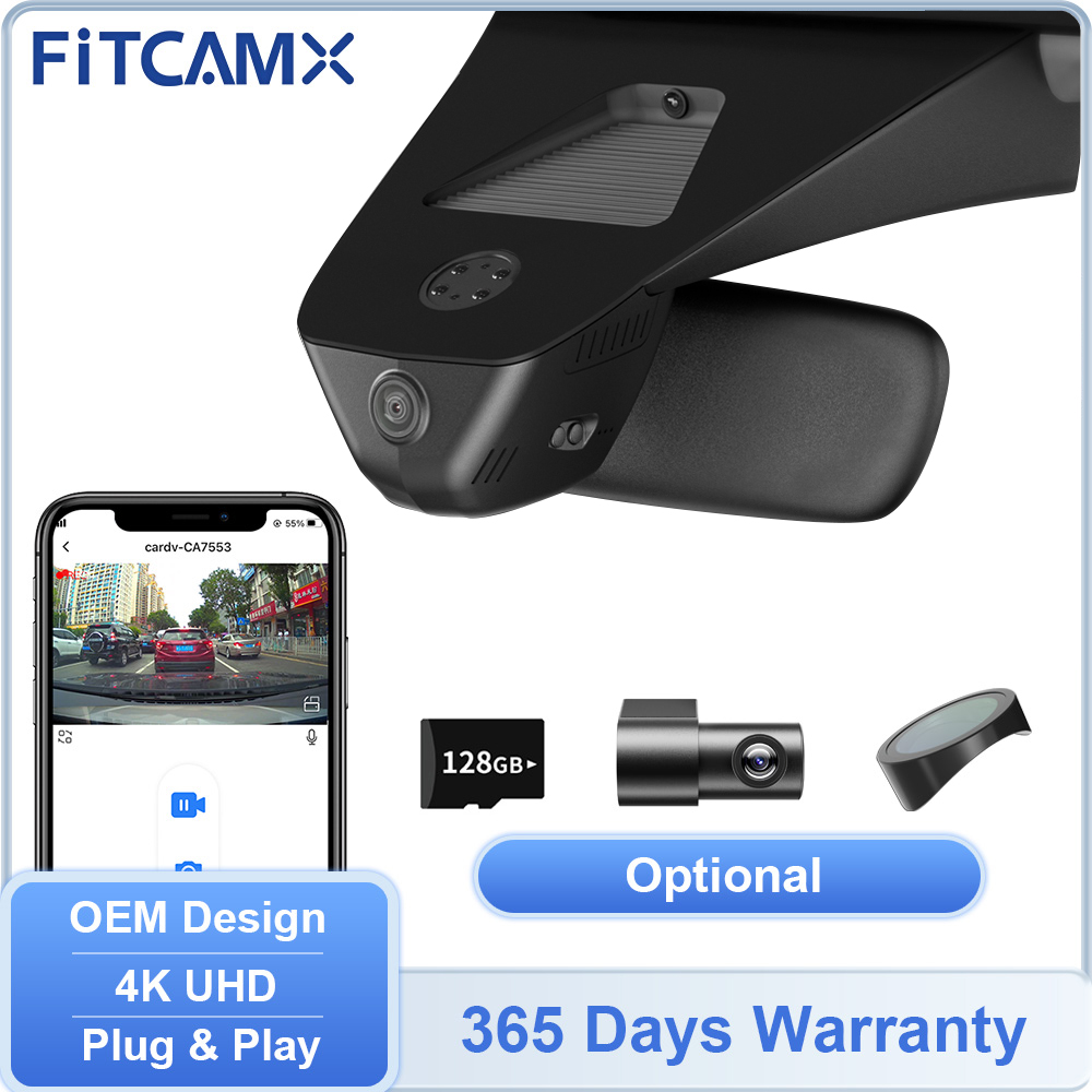 4K カーカメラ ホンダ HR-V HRV 2015-2027 e:Ny1 用、FITCAMX 車両 DVR WIFI 付き ホンダ CR-V CRV 2017-2026 用、ワイヤレスダッシュカム