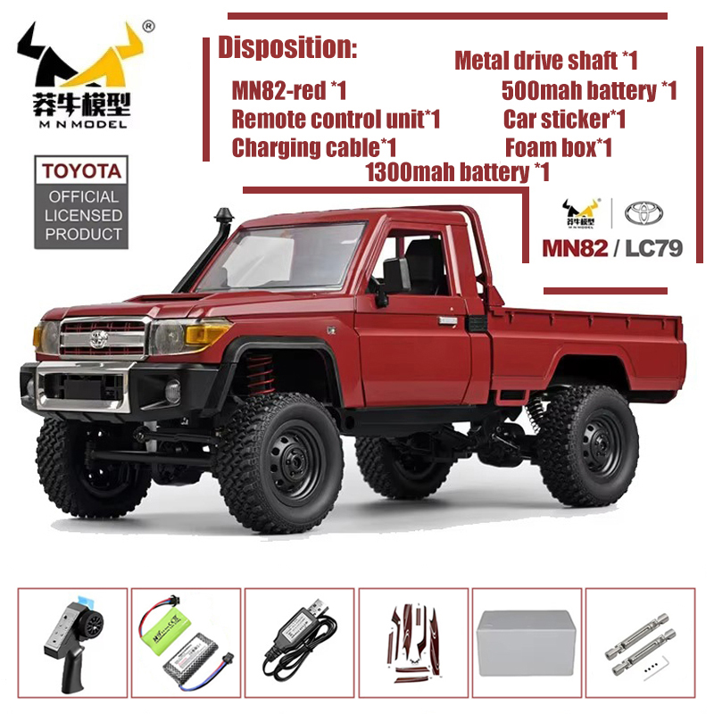 MN82 MN82 プロリモート制御クライミングオフロード車 1:12 フルスケール 4WD トヨタ LC79 シミュレーション RC モデルおもちゃ Rc カー