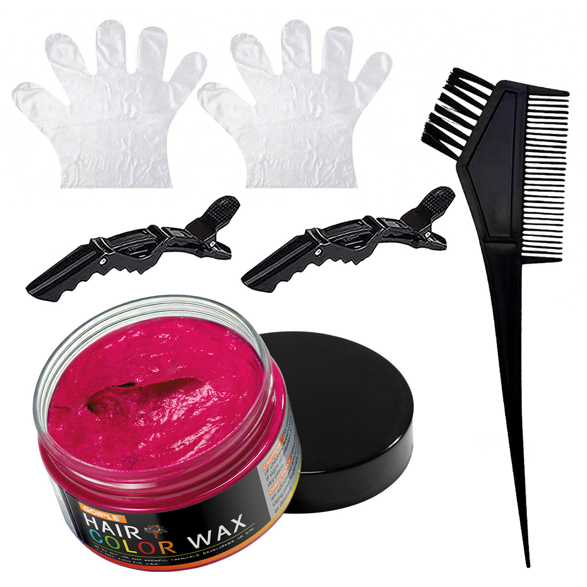 GOIPLE 40g/120g ファッショナブルな一時的なヘアカラーワックス、速乾性の泥、使いやすく洗い流しやすい、男性に適しています
