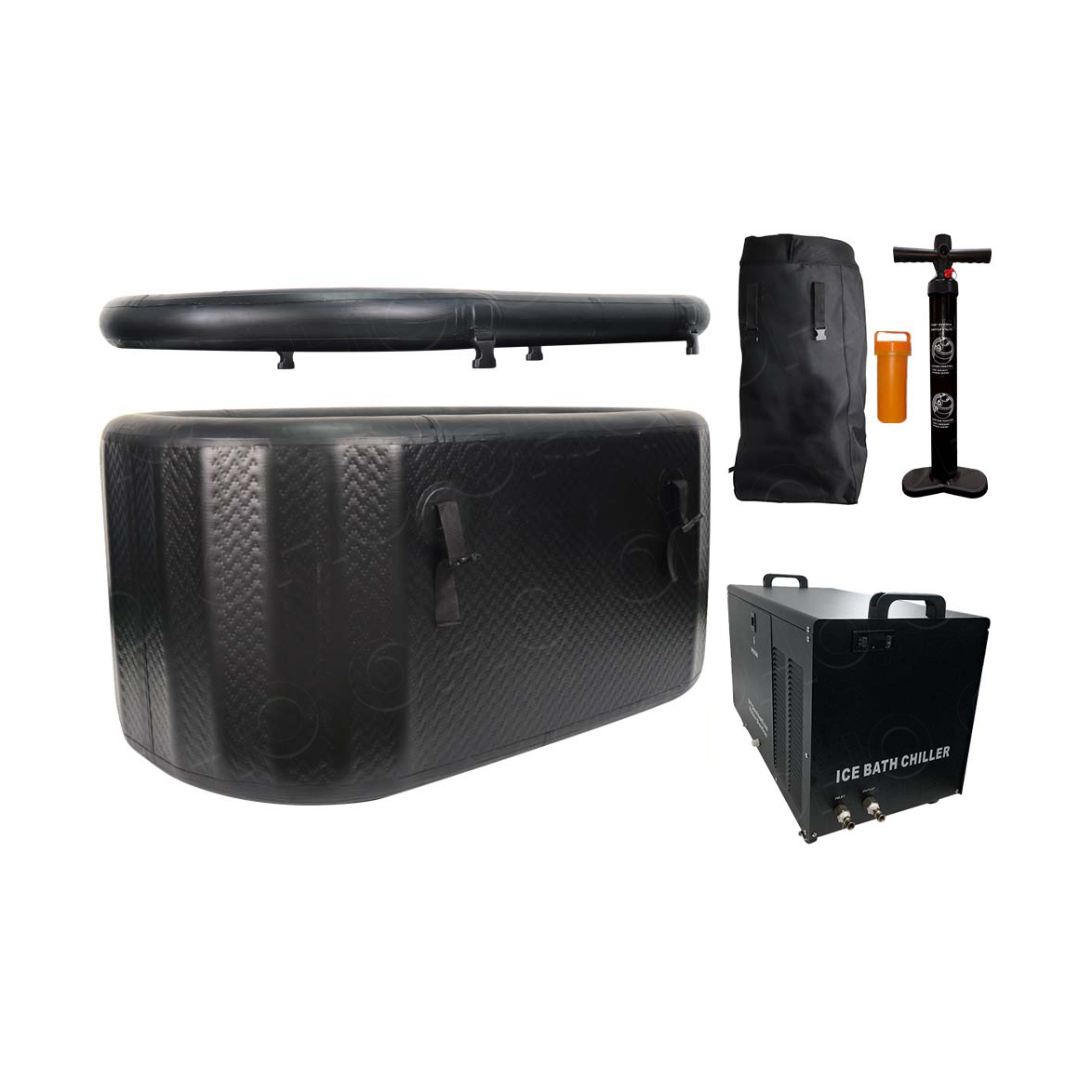 OHO High Quality Durable Dropstitch Inflatable Ice Bath Tub Cold Plunge Pool
