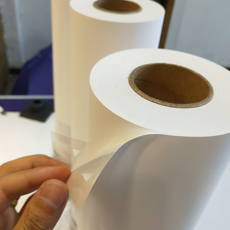 12in--60in x 50m 防水マット PP 紙ステッカーロール顔料インクジェットプリンタ用自己接着剤