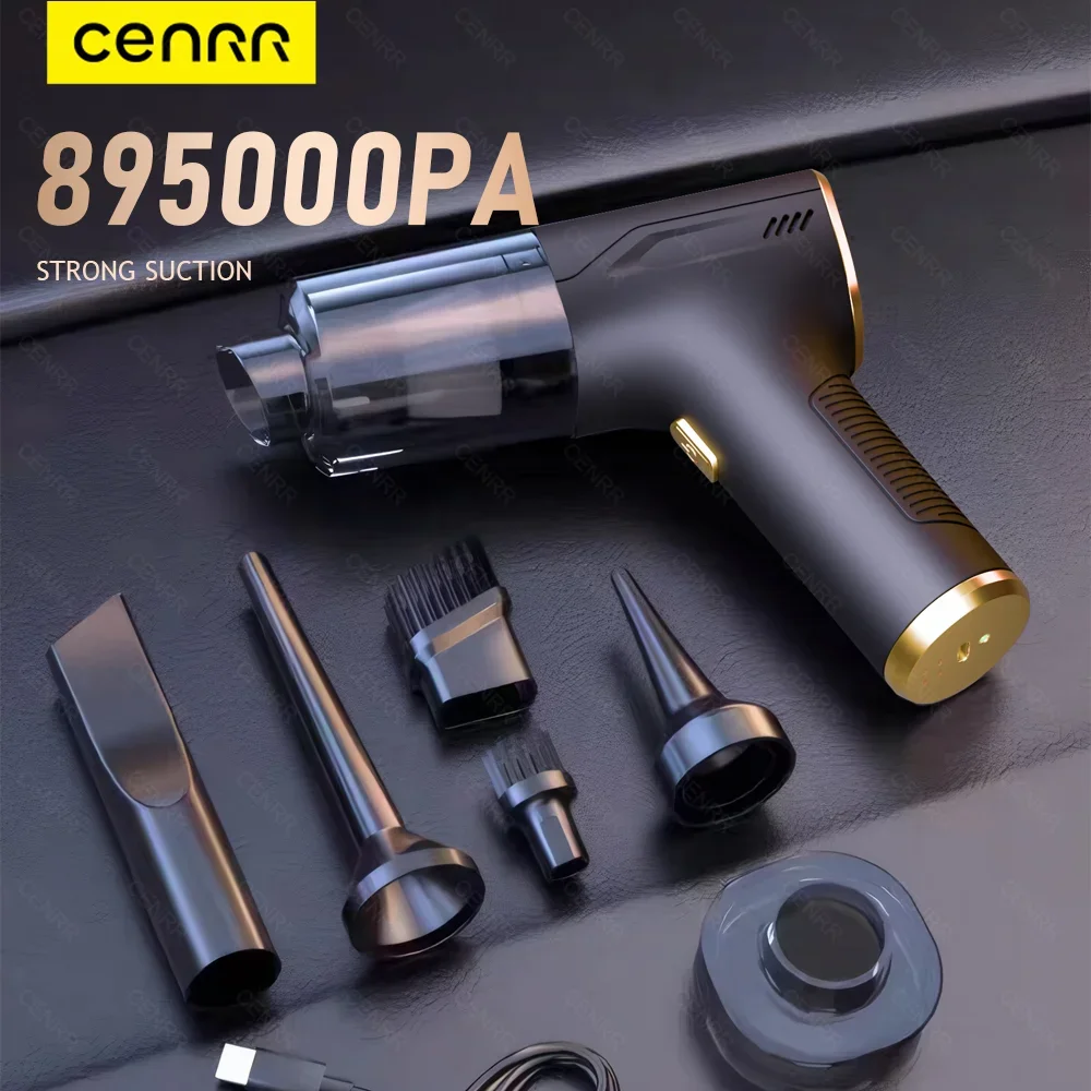 CENRR 895000PA ミニカー掃除機強力な吸引コードレスハンドヘルド掃除機ポータブル強力なクリーナー家庭用電化製品