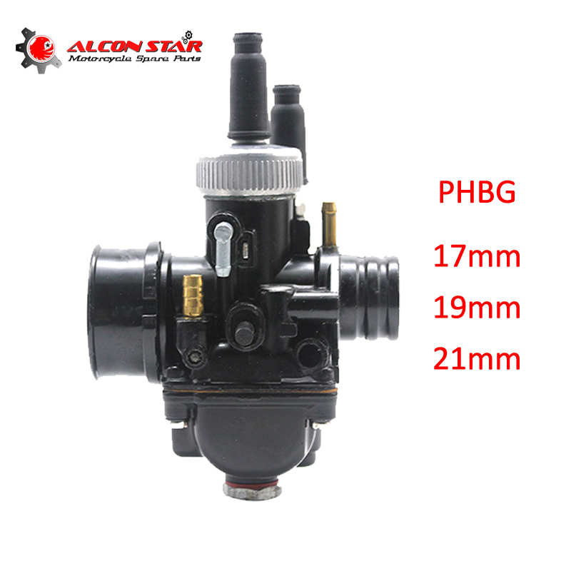 Alconstar- オートバイ原付スクーター 2T デロルト PHBG レーシング 17 19 21 ミリメートルキャブレター炭水化物と吸気 RS50 47cc 49cc GY6