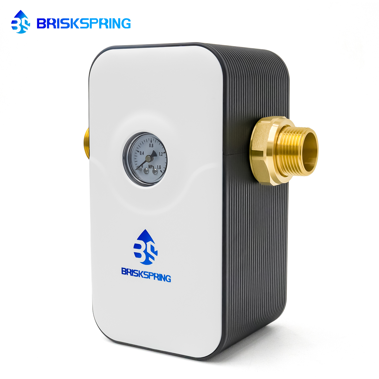 BriskSpring 家全体水調整器デスケーラー無塩水軟化装置システム硬水処理 6 トン/時間大流量