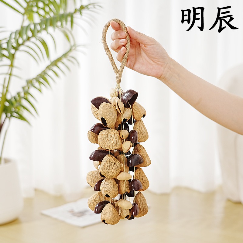 手鳴り 3つのフルーツミックス (5*12個) フルーツシェル 手作り インドネシア輸入フルーツ 流れるサウンドヒーリング