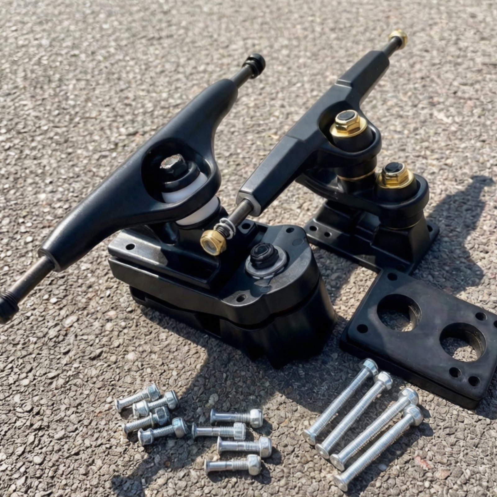 6.25 Inch Skateboard Truck Set Density Cast Land Wave-Style Skateboard Truck Set Front Surfskate Trucks Quick Pumping