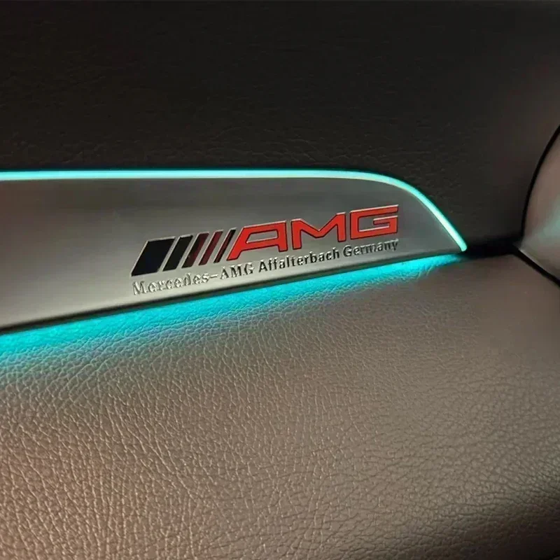 3D 金属車体窓ダッシュボードパネル装飾エンブレムインテリアステッカーメルセデスベンツ AMG W204 W203 W205 W124 W221 W213 W212