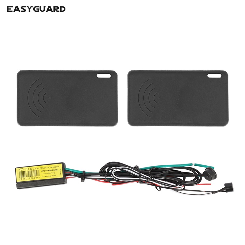 EASYGUARD RFID イモビライザー盗難防止車ワイヤレスイモビライザーセキュリティシステムエンジン自動ロック/ロック解除
