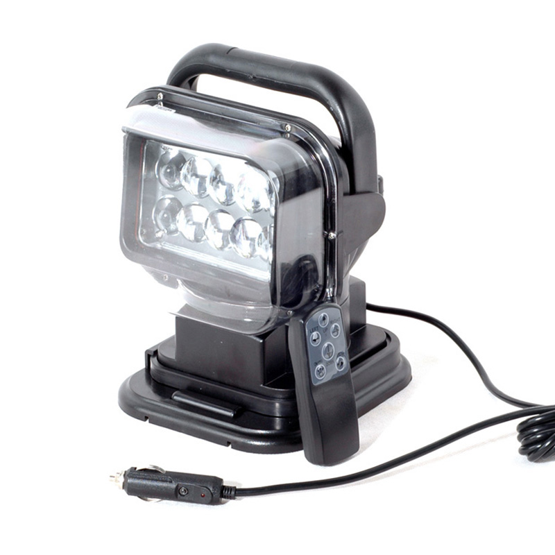 ワイヤレスリモコン Led サーチライト磁気 7 インチ 50 ワットボートサーチライト 360 度回転 9-32V LED スポットライトポータブル