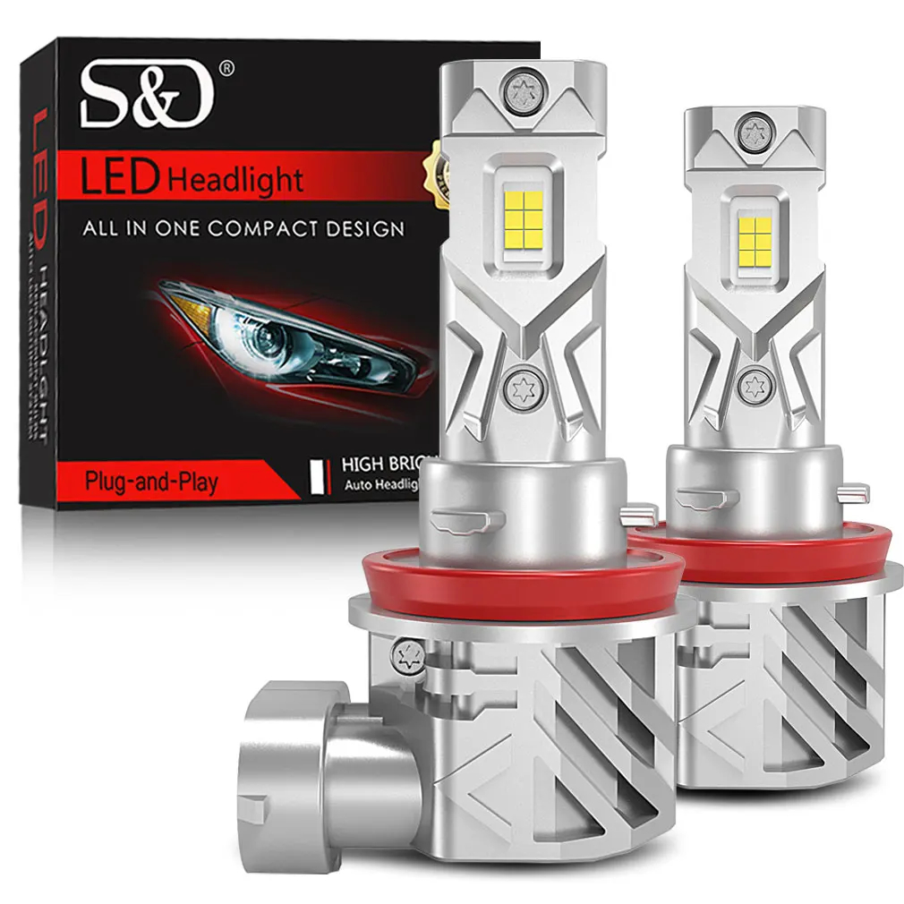 25000LM H8 H11 LED ヘッドライト Canbus 9005 HB3 9006 HB4 CSP LED ヘッドランプ電球 120 ワットターボオートランプ 6000K 12V