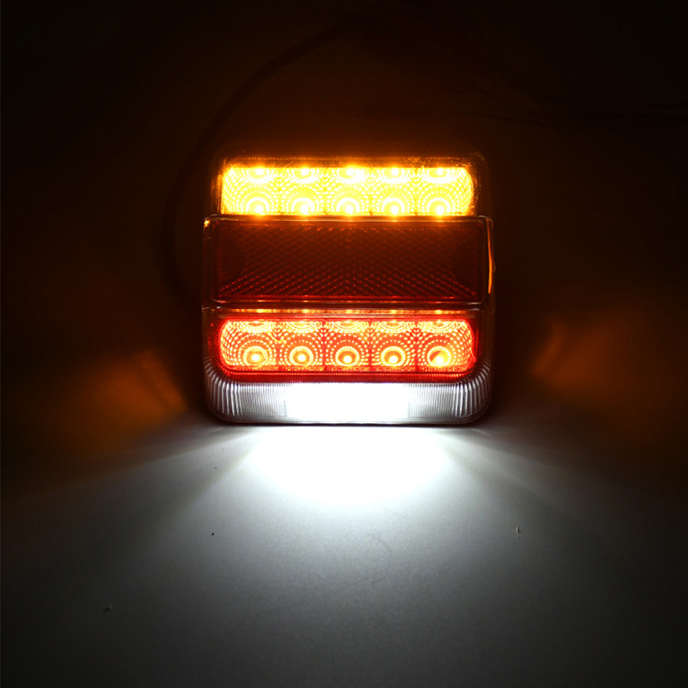 2 個 12 V/24 V 車のトレーラートラックテールライト車 LED リアテールライトランニングウインカーリアランプ防水テールライト部品