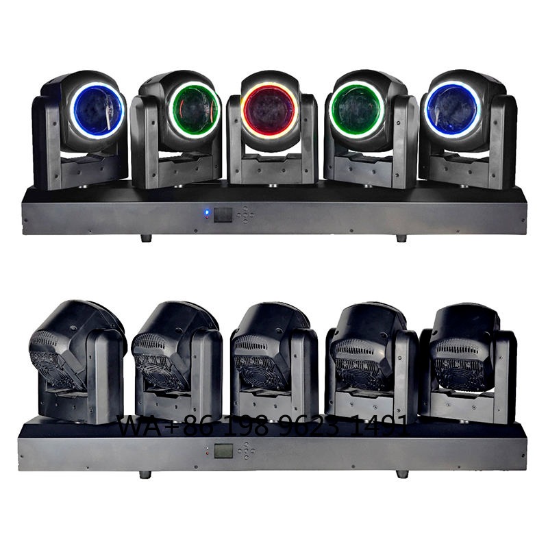 5* 500W LED スキャナービーム移動ヘッドライト、ウォームホワイト、無制限回転、DJ パーティー結婚式ステージ用