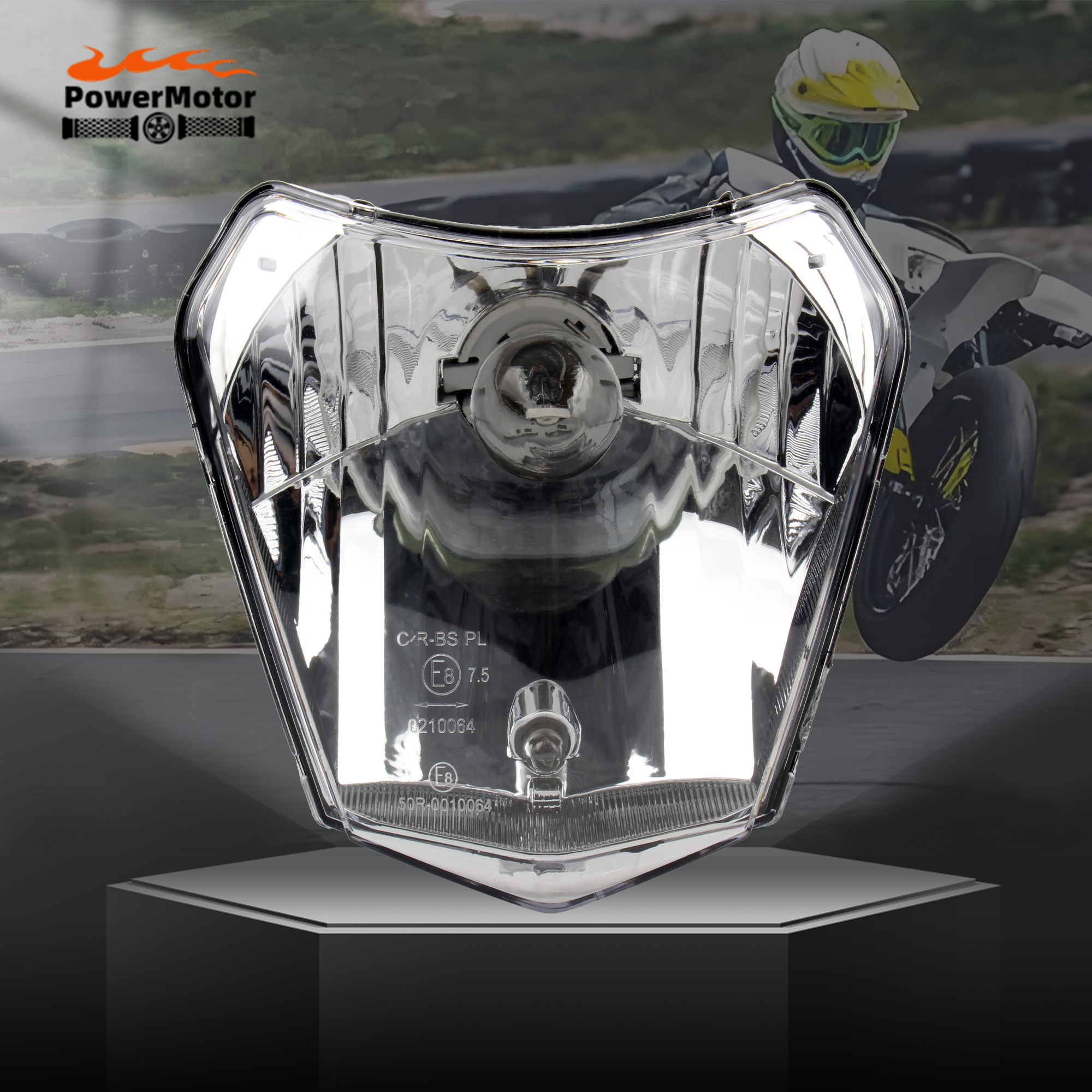オートバイのヘッドライトハロゲンランプ KTM EXC XC SX XCW EXCF SXW SXF 125 に 500 2017-2022 ダートバイクアクセサリーエンデューロ