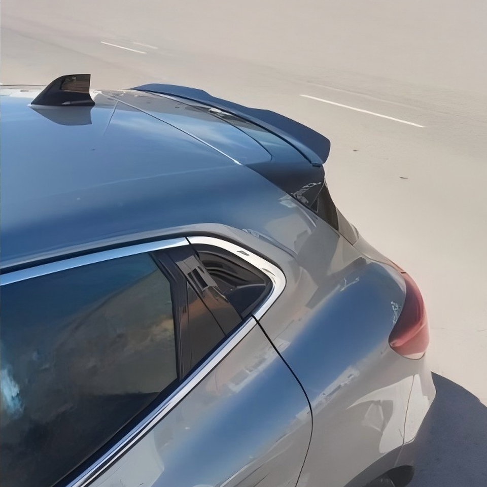 Maxton スタイル車のリアルーフスポイラールノークリオ MK5 クリオ 5 2019 2020 2021 2022 2023 2024 2025 ハッチバックボディキットチューニング