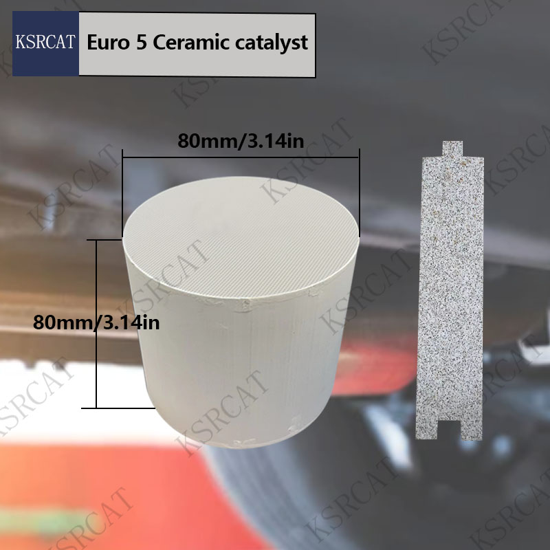 自動車触媒セラミック基板 80 × 80 ミリメートルユーロ 5 TWC 排気システム部品車のエンジン部品