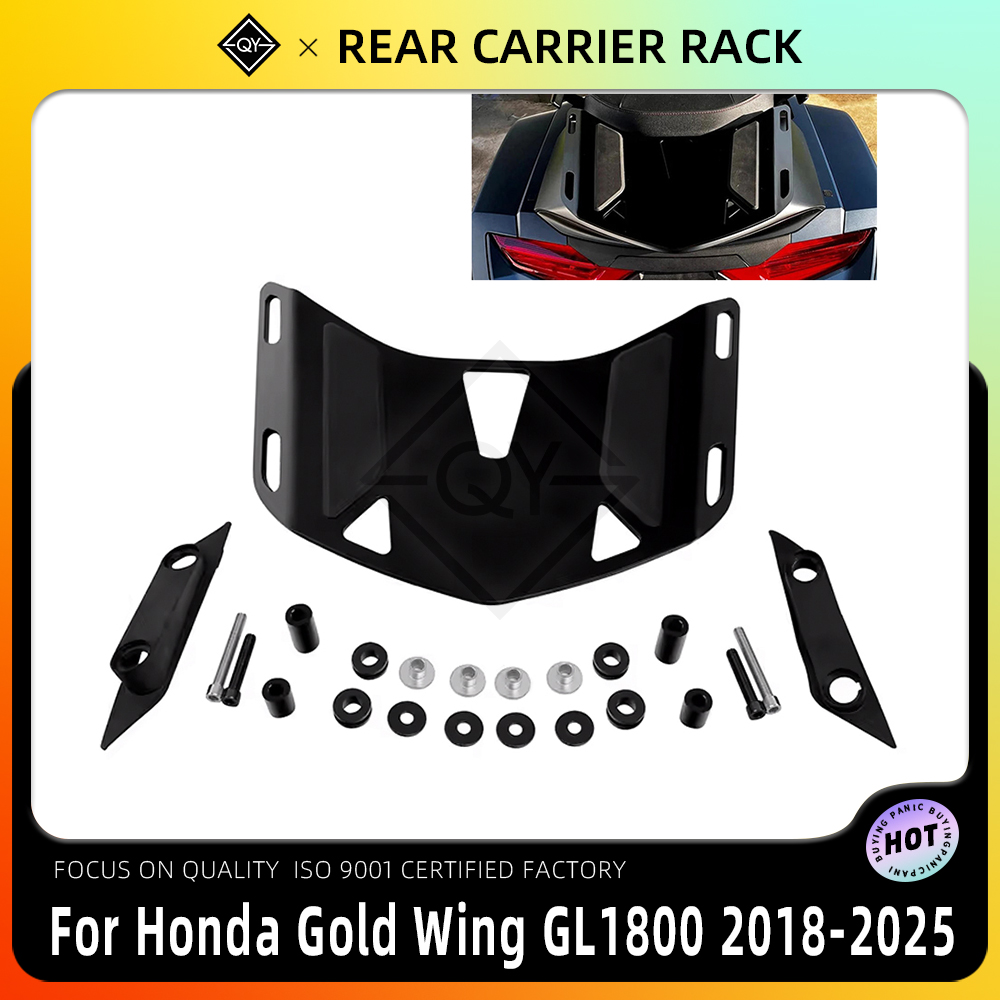 LQYL オートバイリアキャリアラックホンダゴールドウィング GL1800 GL 1800 非ツアー 2018 2019 2020 2021 2022 2023-2025