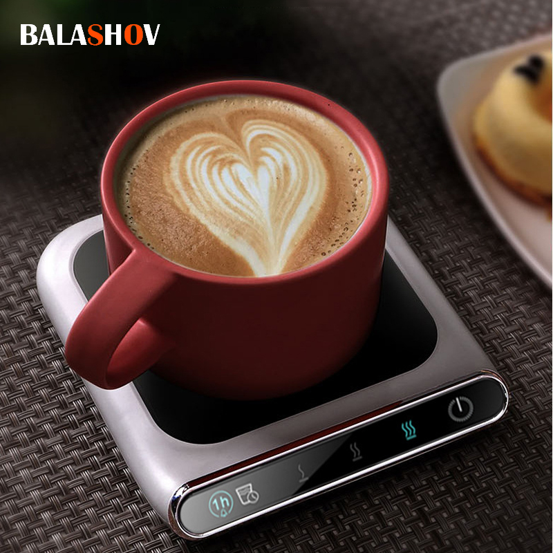 ミニポータブル USB カップウォーマーコーヒーマグ加熱コースター 3 ギア 100 °C ミルクティー水カップヒーター家庭用オフィスデスク加熱パッド