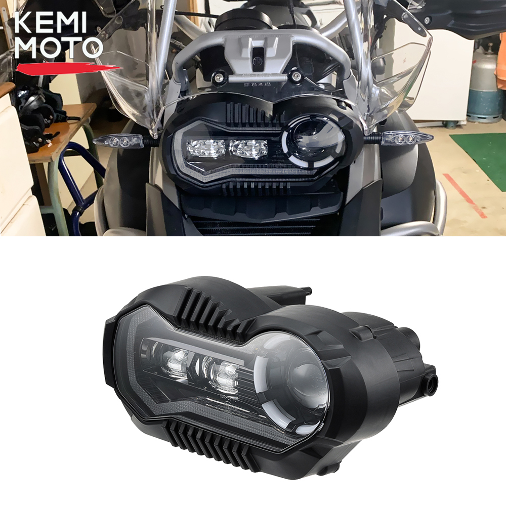 E24 マーク LED ヘッドライト BMW R1200GS 2004-2013 LC R 1200GS ADV アドベンチャー R 1200 完全な LED プロジェクターヘッドライトアセンブリ